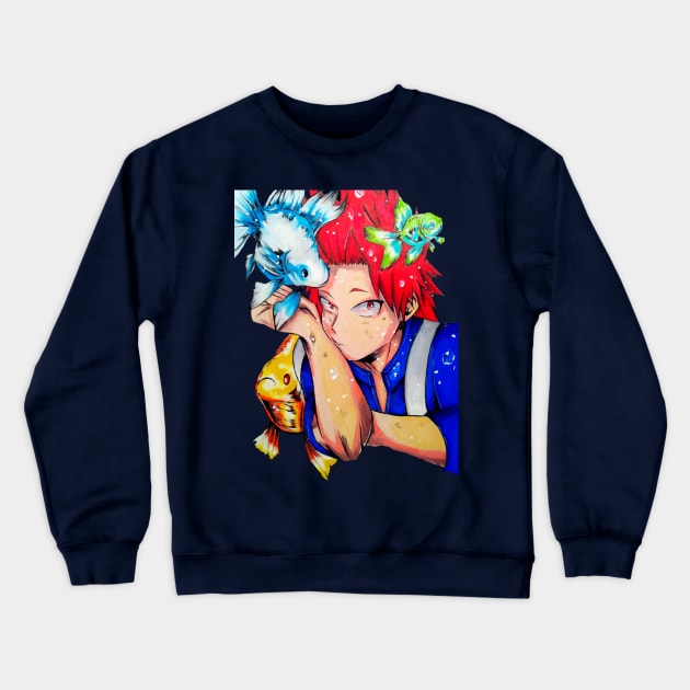 My hero academia crewneck sales